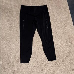 Athleta Rainier High Rise Tights with Zip Pockets in Black